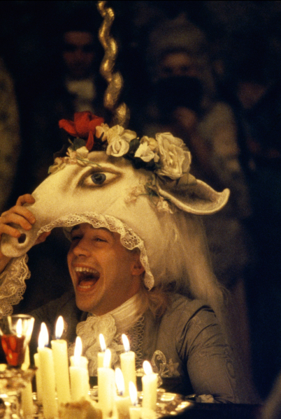 Tom Hulce, dans Amadeus de Milos Forman © Saul Zaentz