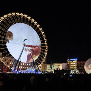 Lyon's big wheel (Grande Roue) during the Festival of Lights 2013 © www.b-rob.com
