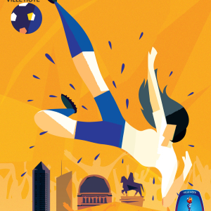 Poster of the FWWC 2019 / Lyon