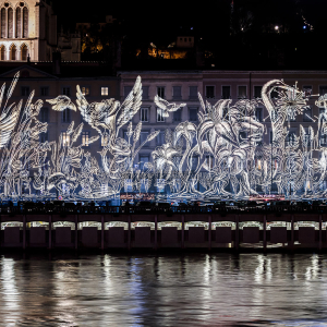 "Visions" Fourvière hill, Festival of Lights 2021 © www.b-rob